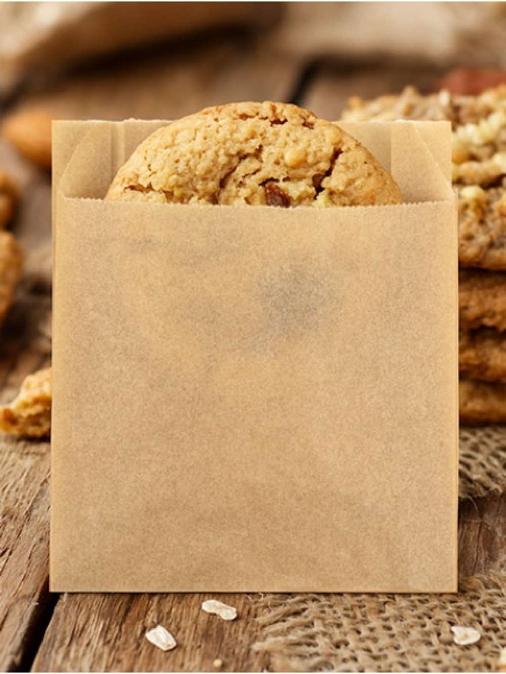 New!Set of 10+ small Brown Paper pastry 🥐 🍪 treat or candy Baggies